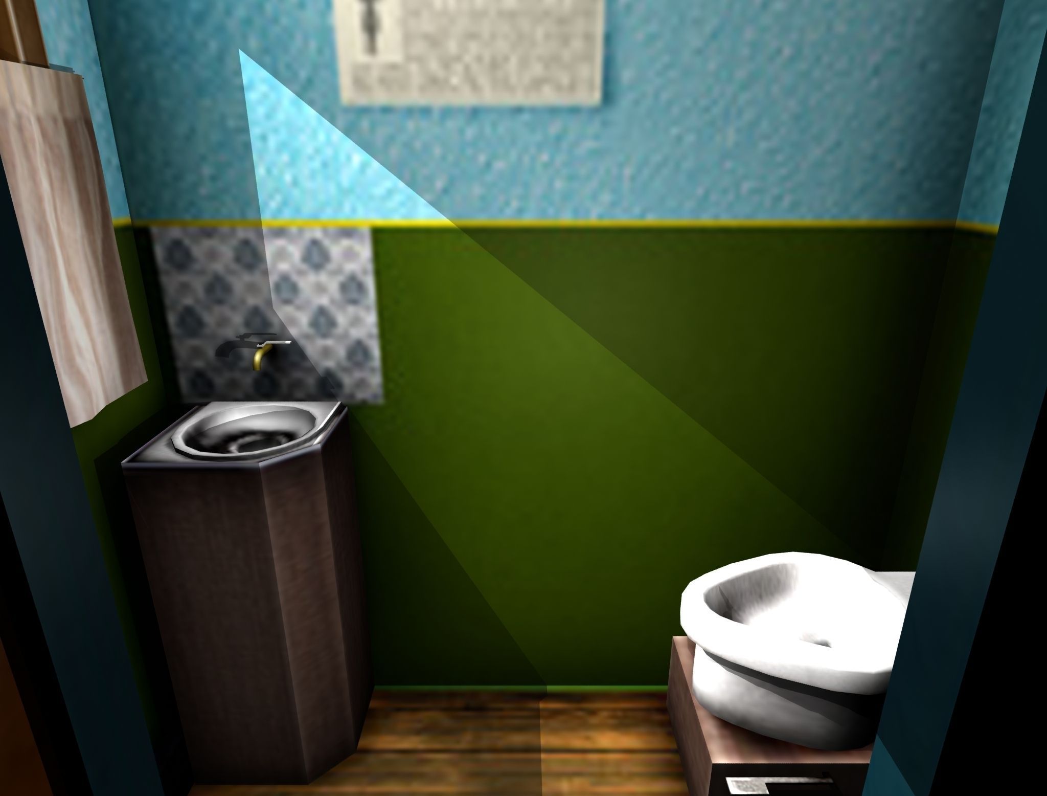 Passenger wagon 3D model_8