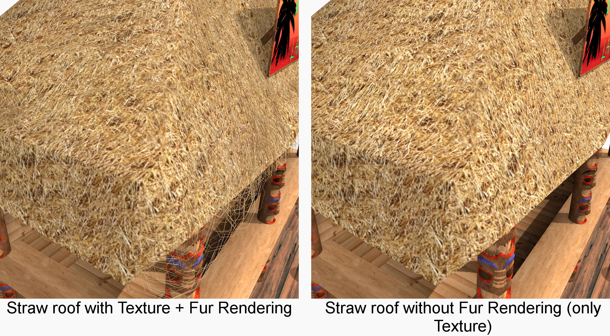 Kiosk on the beach 3D model_7