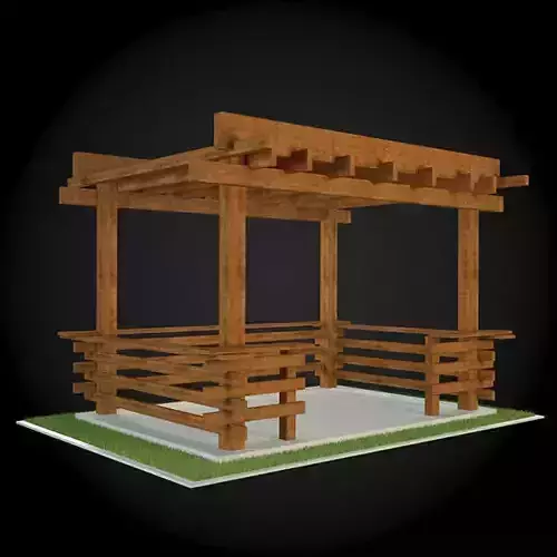 Pergola wooden