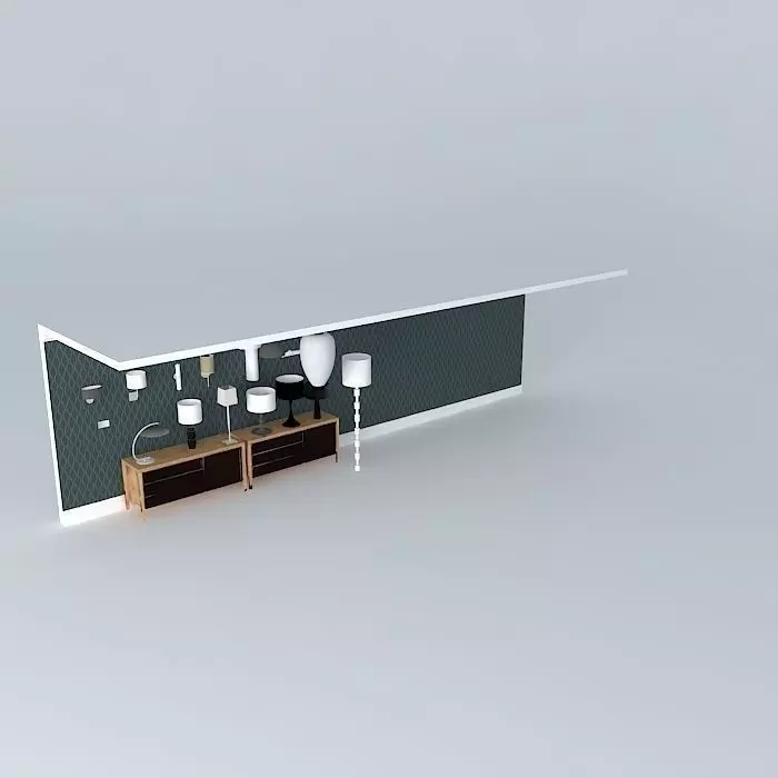 Various domestic lights 3D model_0