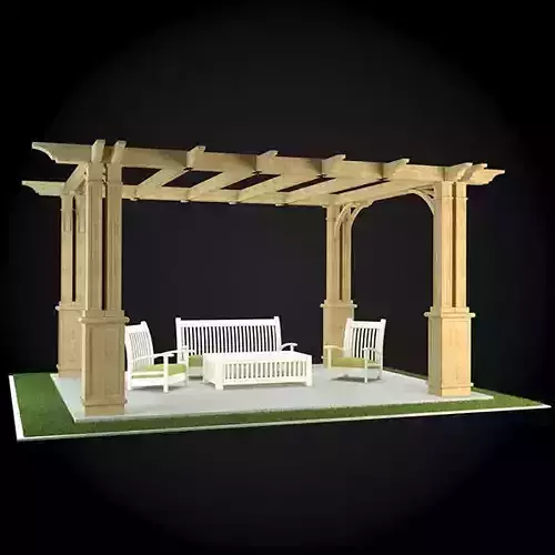 Pergola wooden
