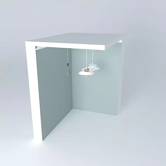 Scandanavian pendant lamps 3D model_0