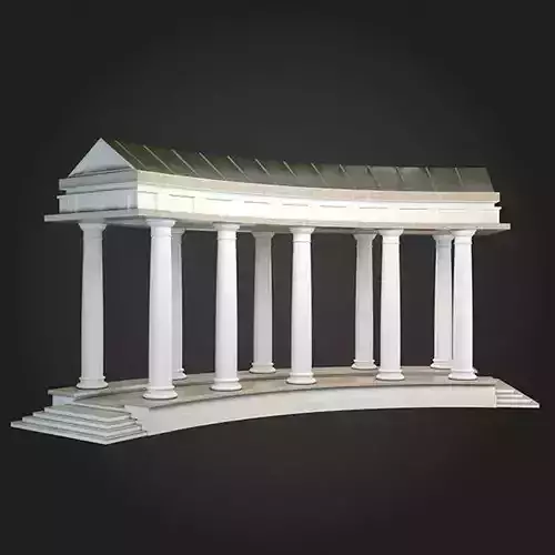 Gazebo greek temple