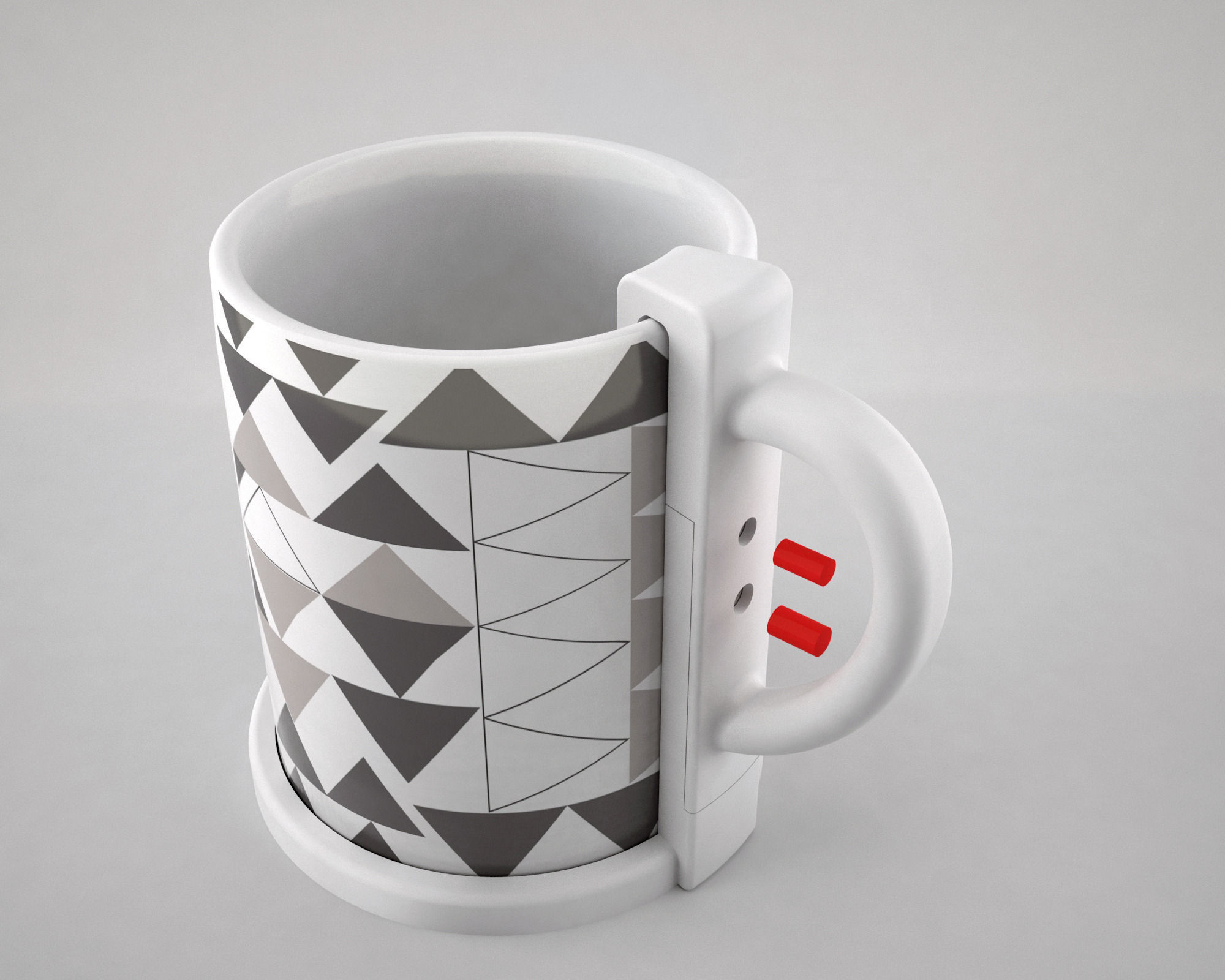 Cup Handle 3D print model_5