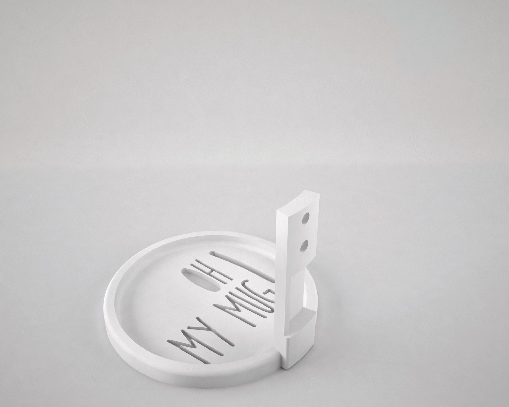 Cup Handle 3D print model_1