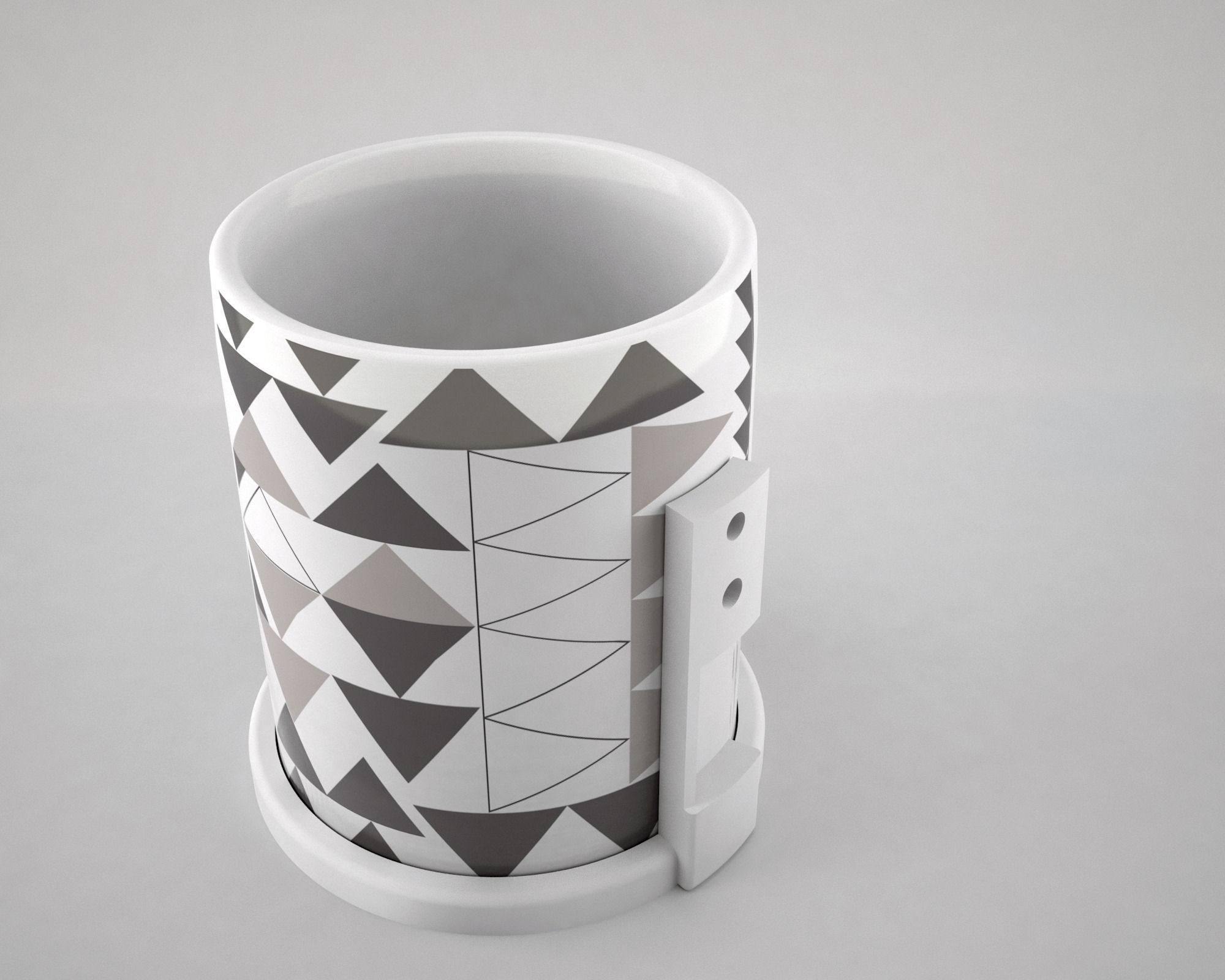 Cup Handle 3D print model_2