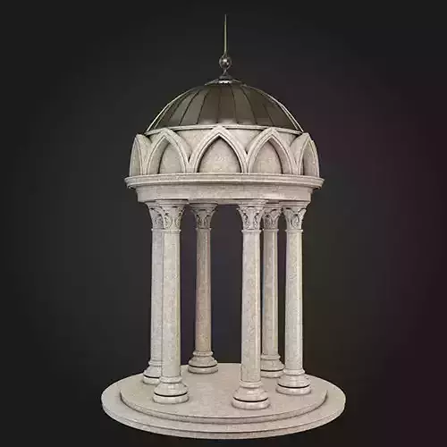 Gazebo pillared structure