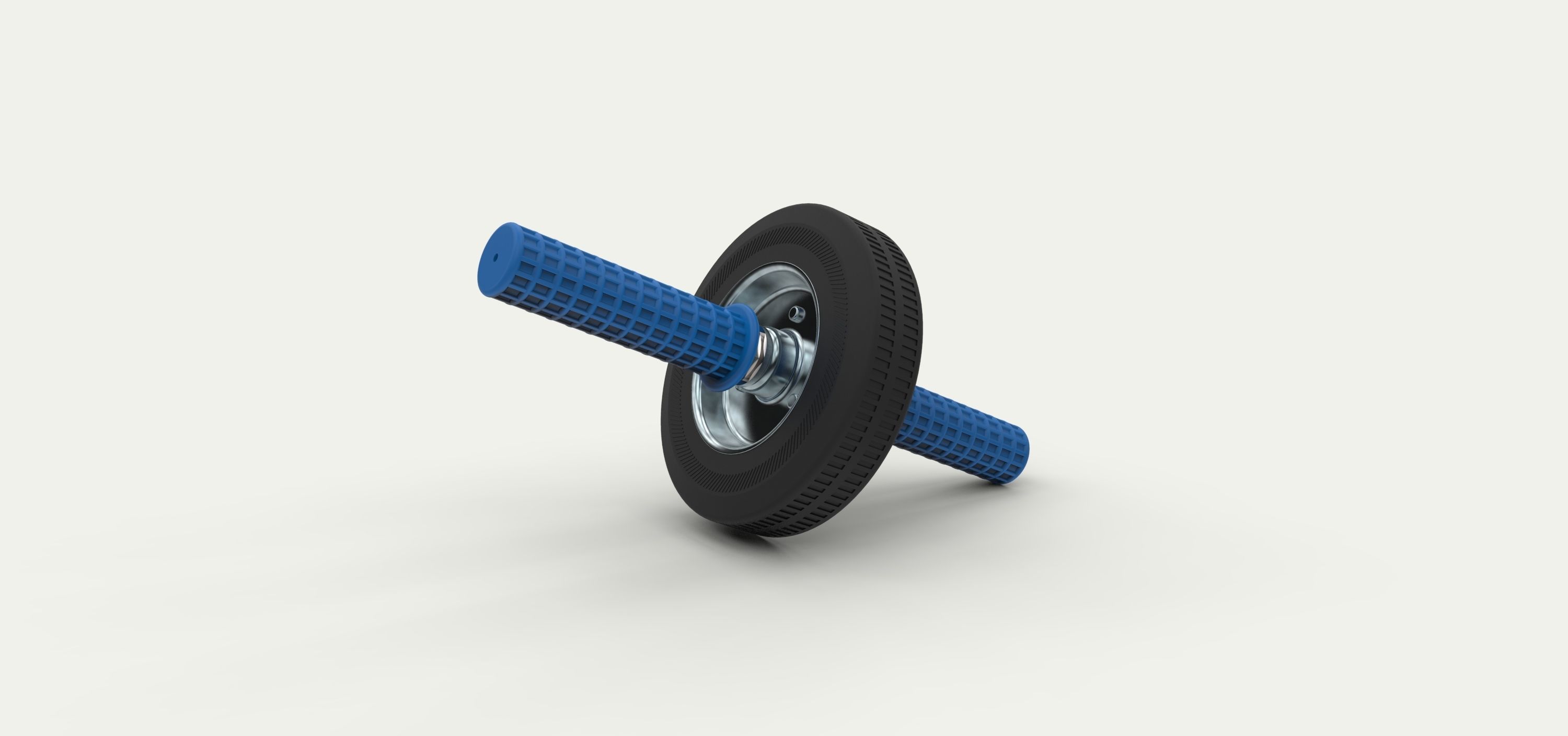 Gymnastic roller 3D model_4