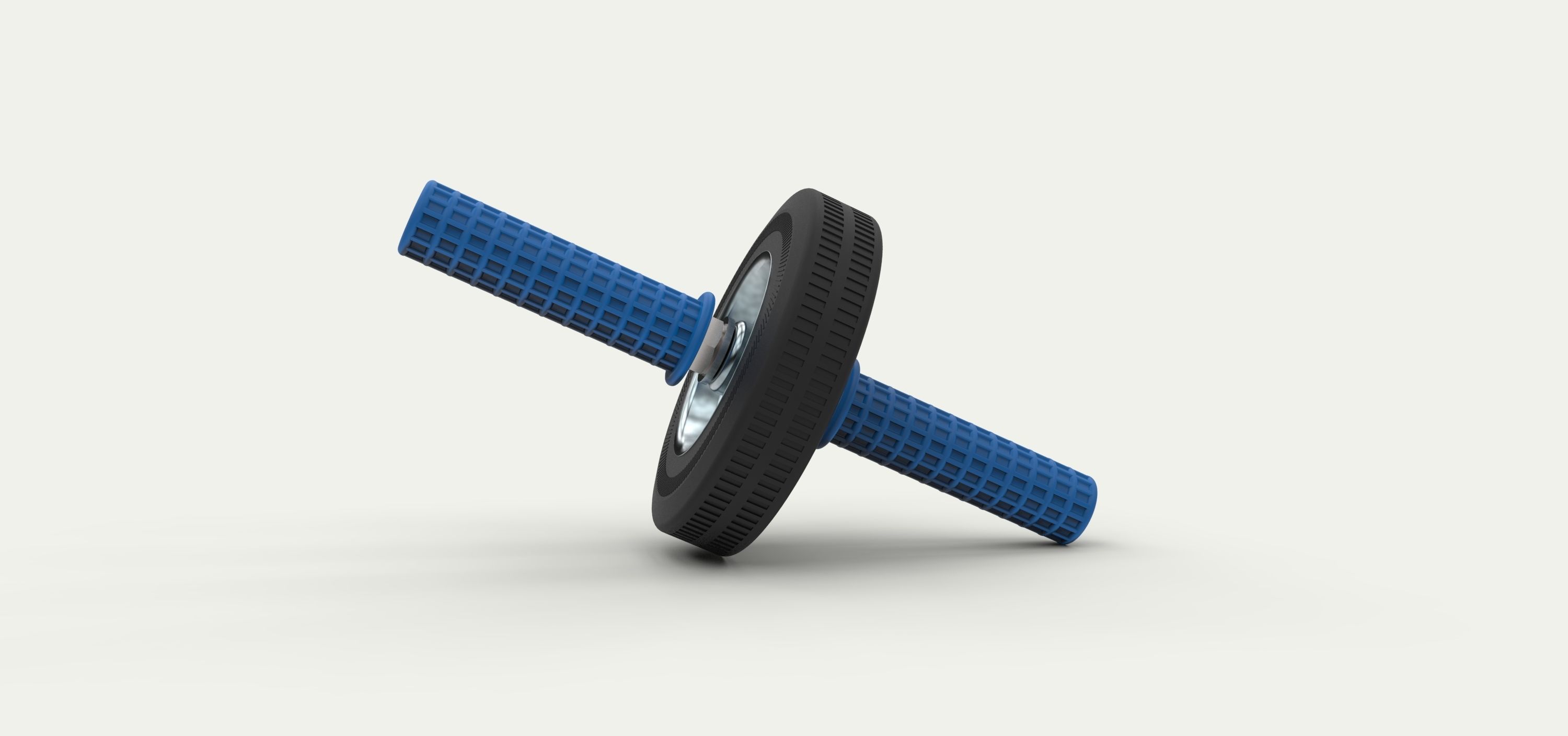 Gymnastic roller 3D model_1