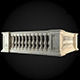 Baluster marble balustrade 3D model_1