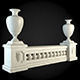 Baluster urns 3D model_1