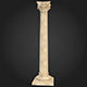 Column marble 3D model_1