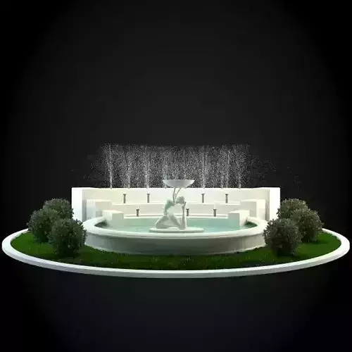Fountain 3D model