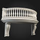 Balcony ornate 3D model_1