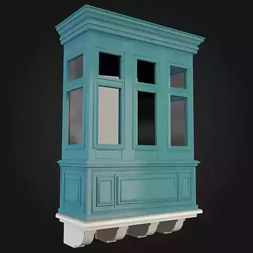 Balcony cabinet with two doors
