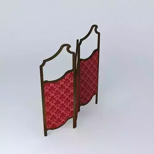 antique screen 3D model