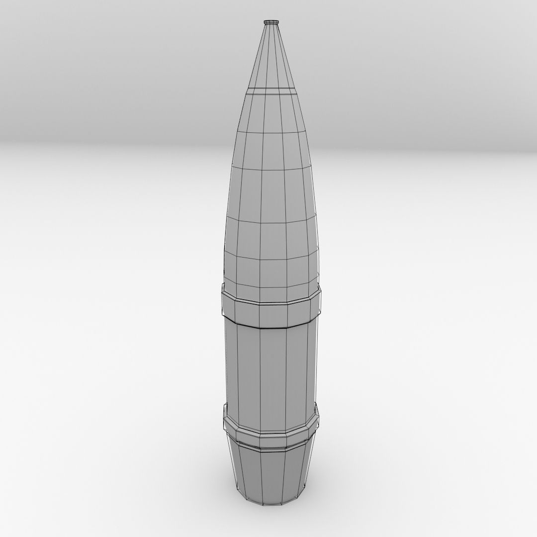 M107 Shell 3D model_4