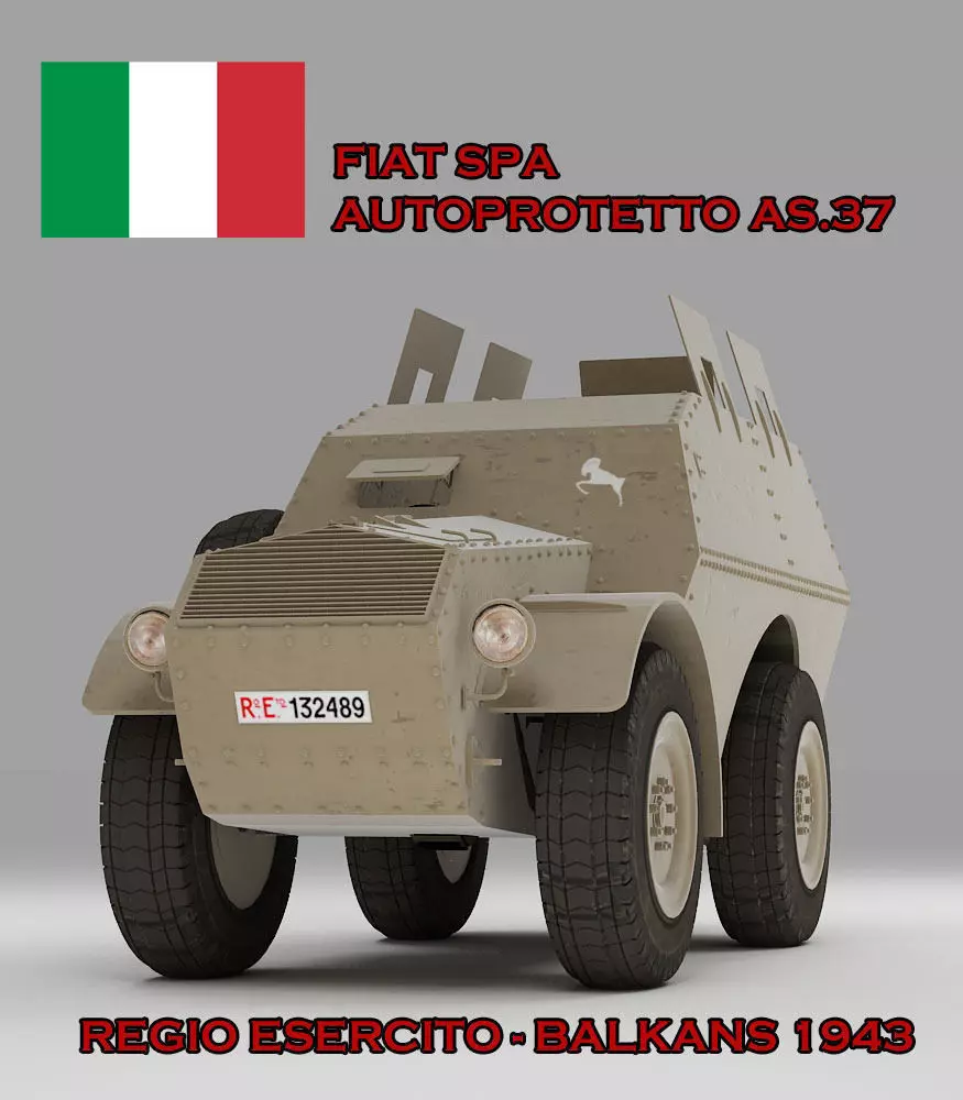 Autoprotetto Fiat Spa AS 37 Balkans 3D model_0