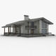 Building modern house 3D model_1