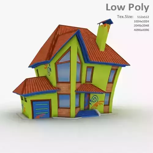 Building colorful house