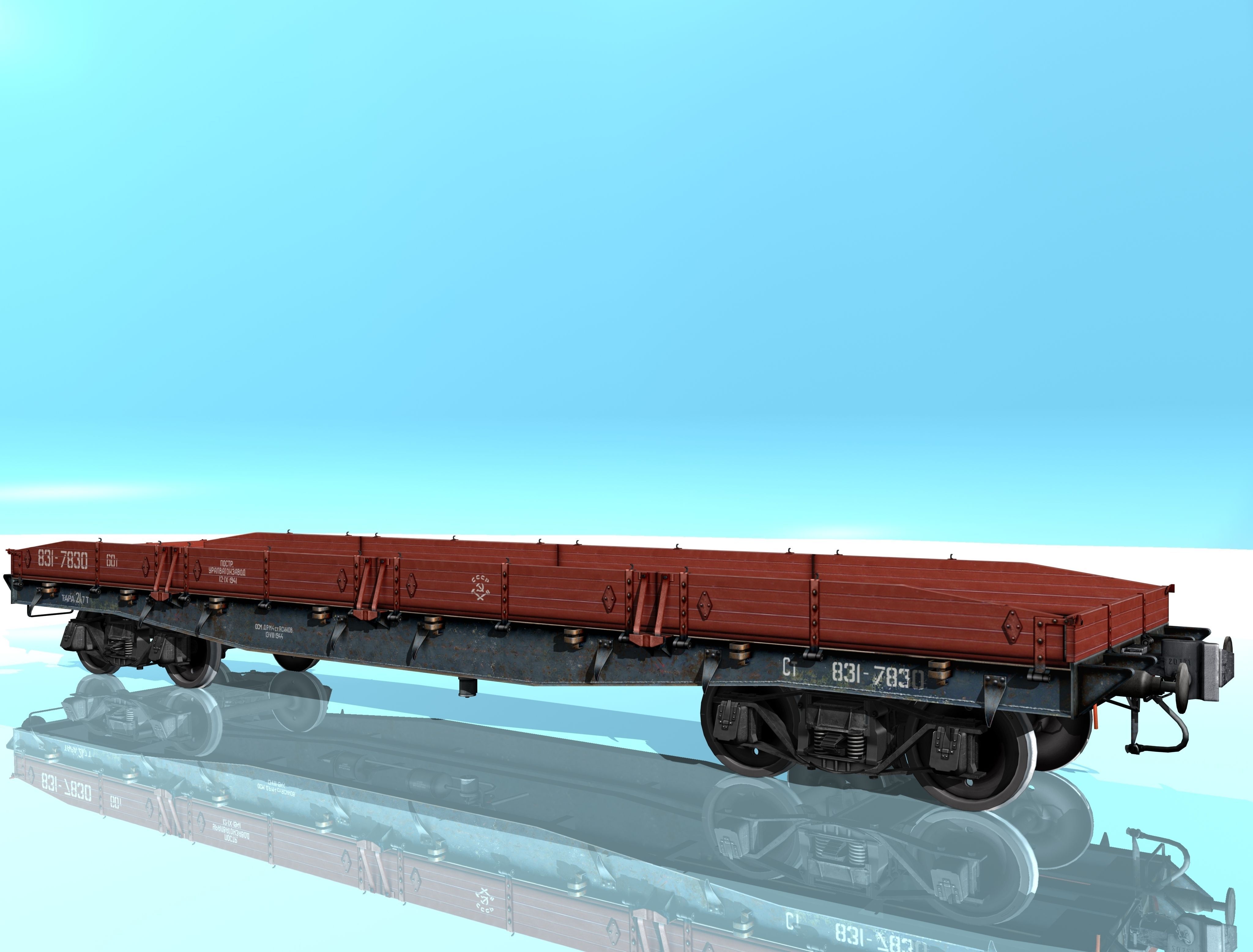 Platform type 13-H453 Low-poly 3D model_4