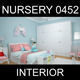 Nursery interior design for bedroom 3D model_1
