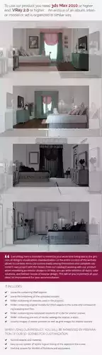 Nursery bedroom with different furniture