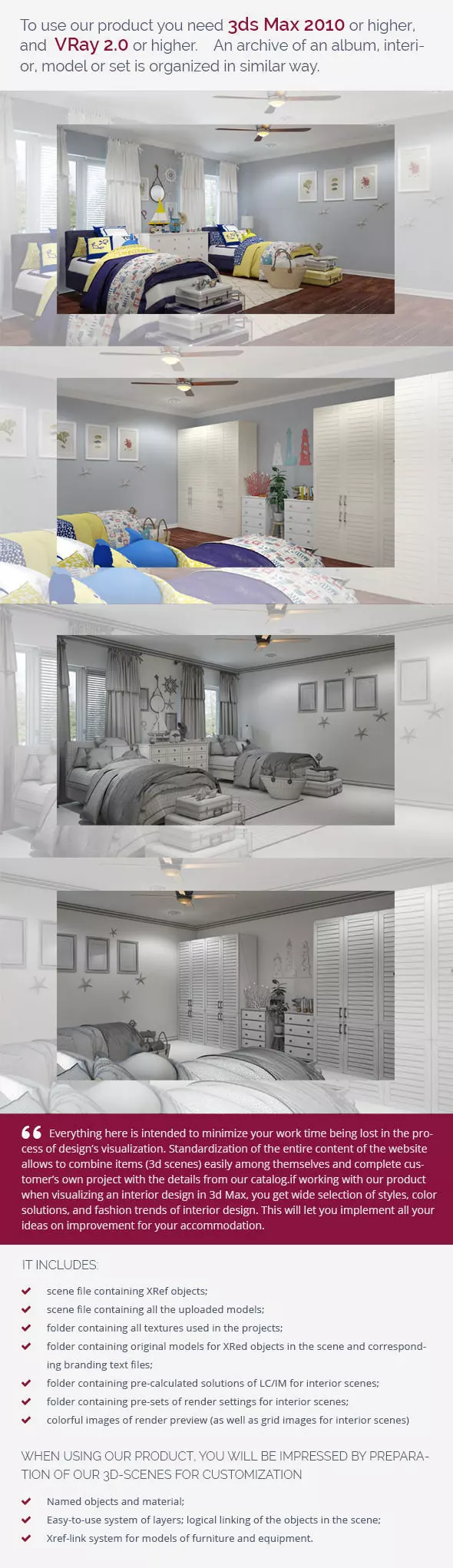 Nursery interior design of hotel room in sri lanka 3D model_0