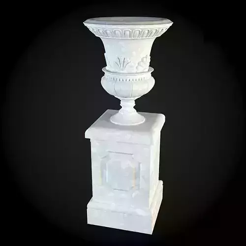 Pedestals marble urn