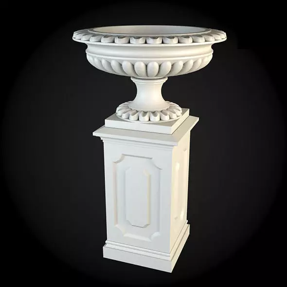Pedestals pedestal 3D model_0