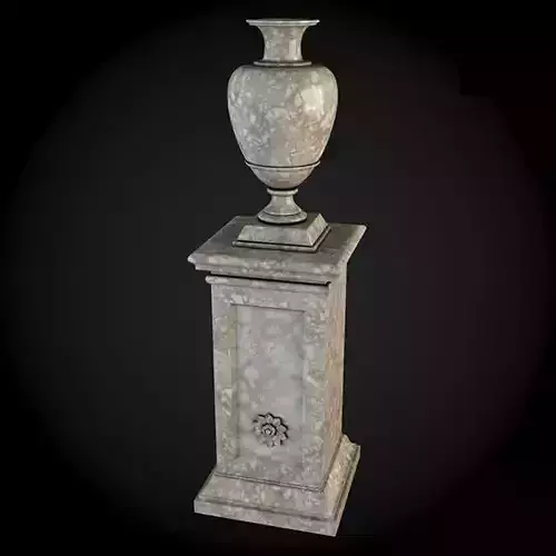 Pedestals marble vase