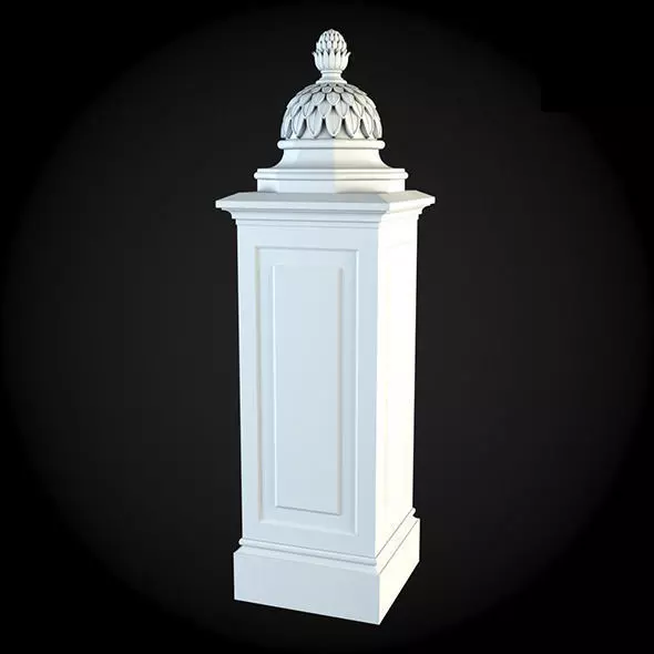 Pedestals pedestal 3D model_0