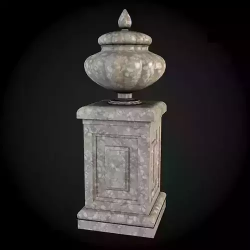 Pedestals stone urn