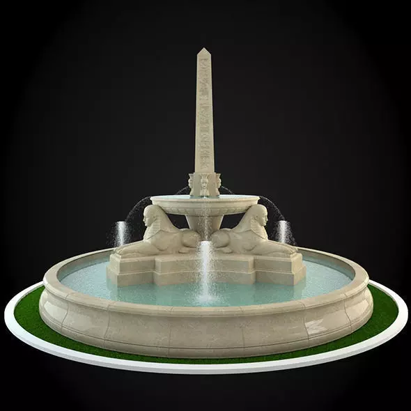 Fountain 3D model