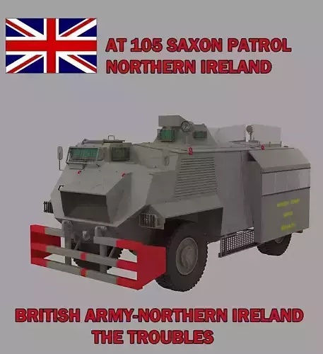 AT 105 SAXON PATROL - NORTHERN IRELAND 3D model
