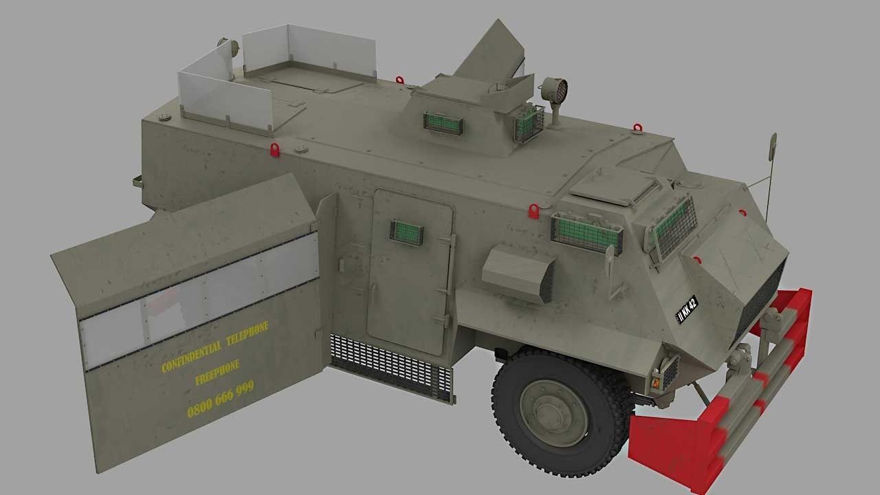 AT 105 SAXON PATROL - NORTHERN IRELAND 3D model_4
