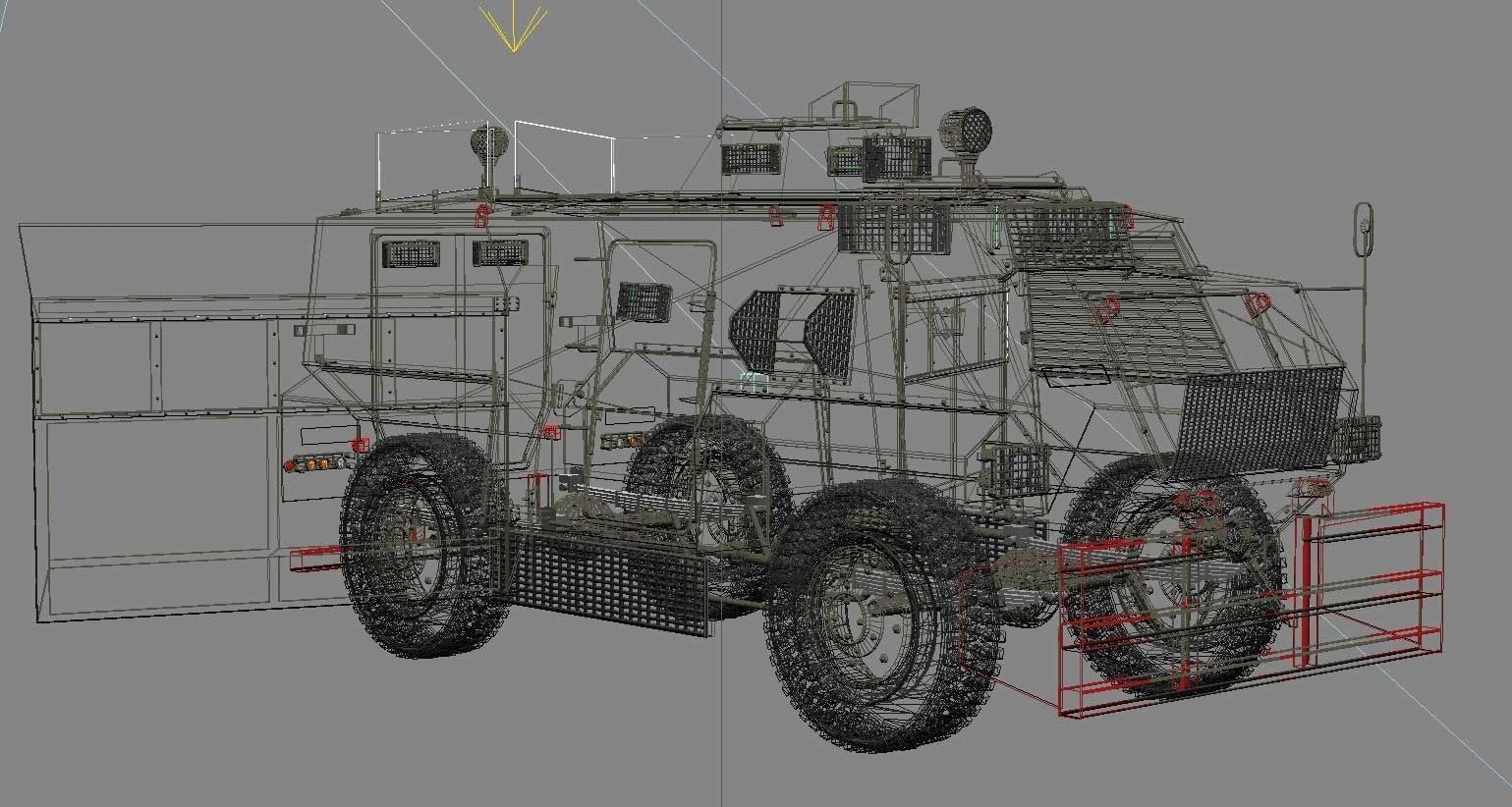 AT 105 SAXON PATROL - NORTHERN IRELAND 3D model_8