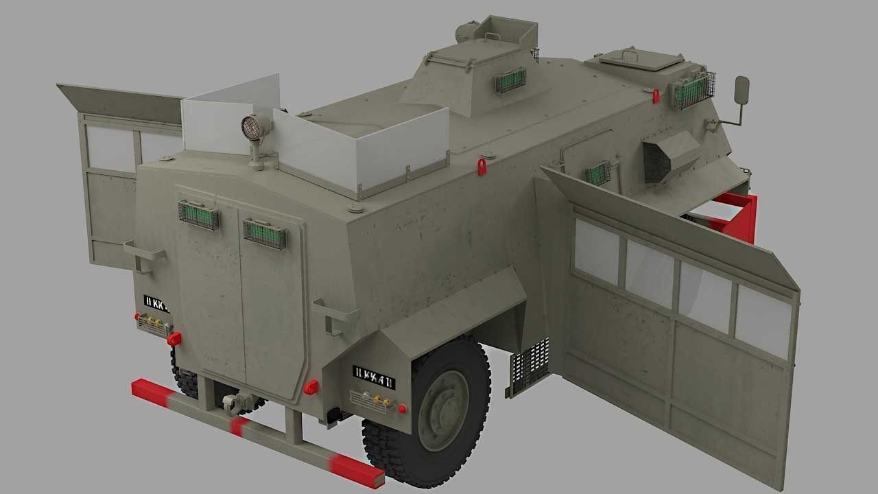 AT 105 SAXON PATROL - NORTHERN IRELAND 3D model_3