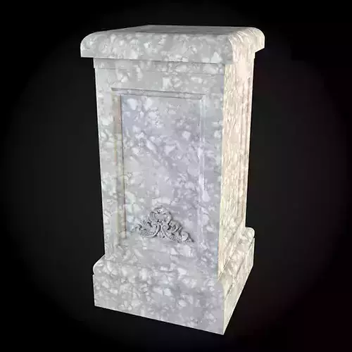 Pedestals marble pedestal with ornate design