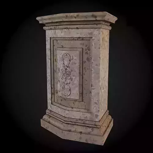 Pedestals marble pedestal