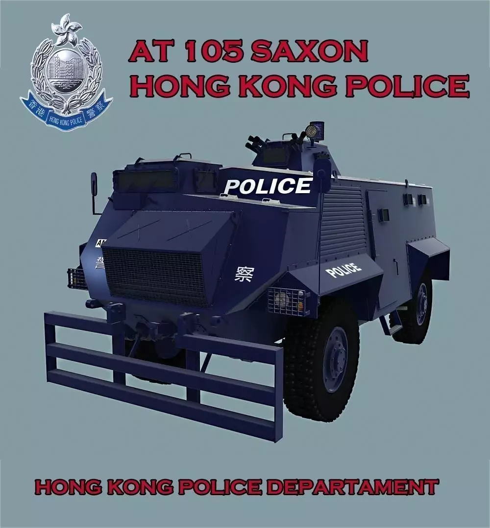 AT 105 SAXON HONK KONG POLICE 3D model_0