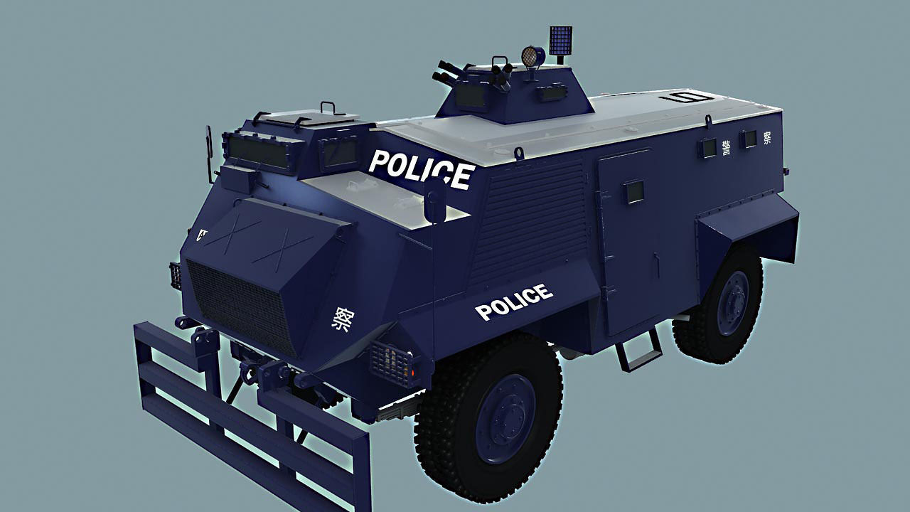 AT 105 SAXON HONK KONG POLICE 3D model_3