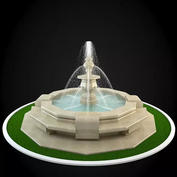 Fountain 3D model