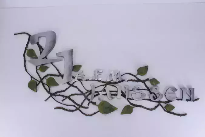 house number with a name with thorns