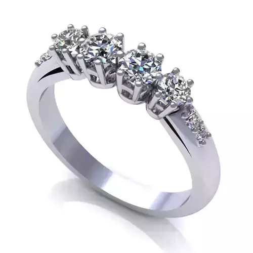 Four Stone Engagement Ring