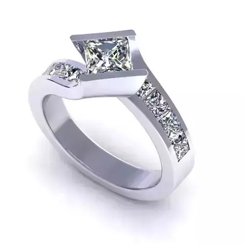 Twife Princess Diamond Ring