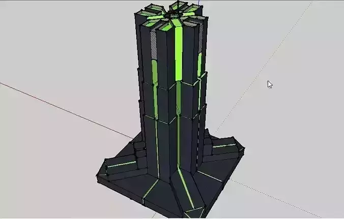 3d Building tower 3D model