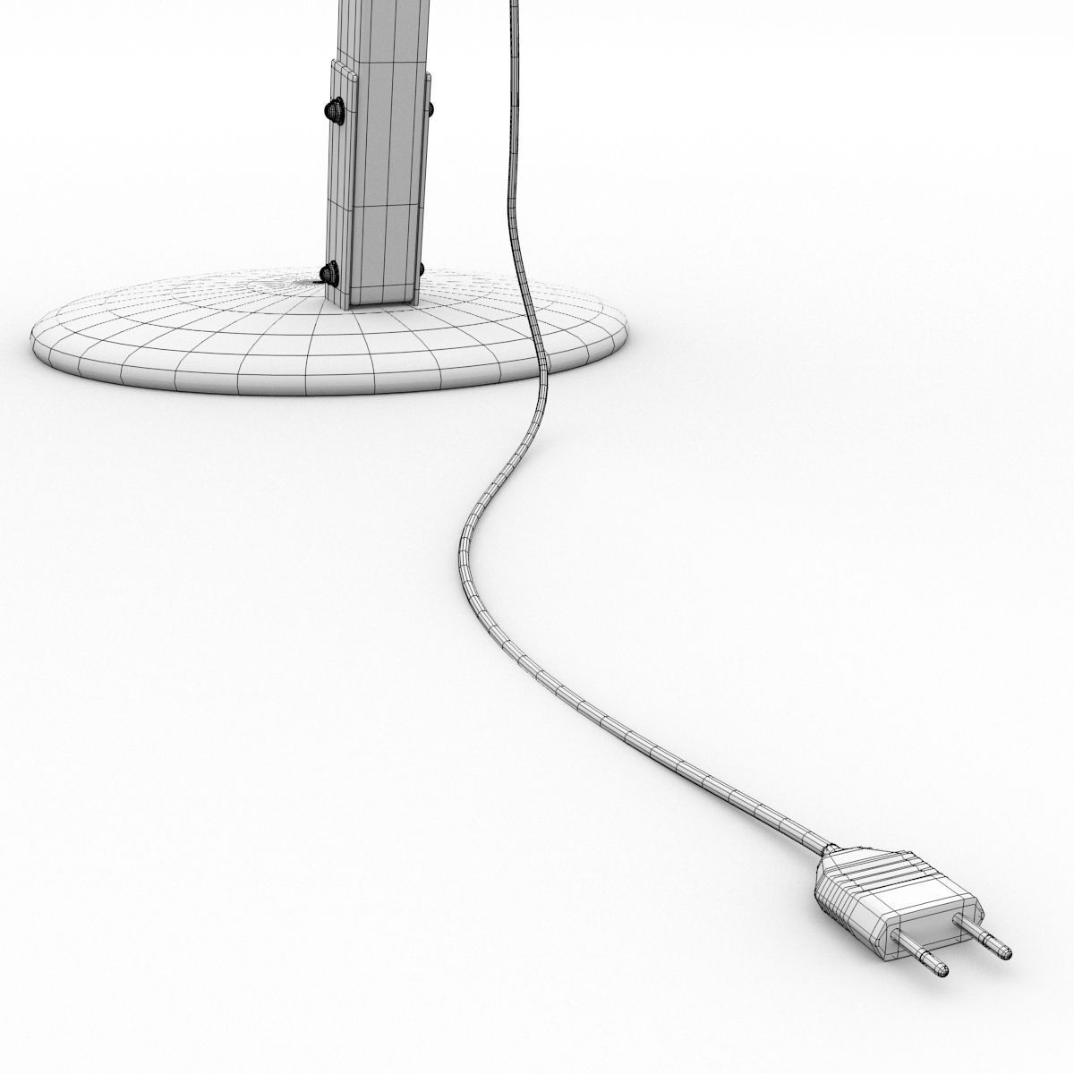 Butlers style stand lamp 3D model_6