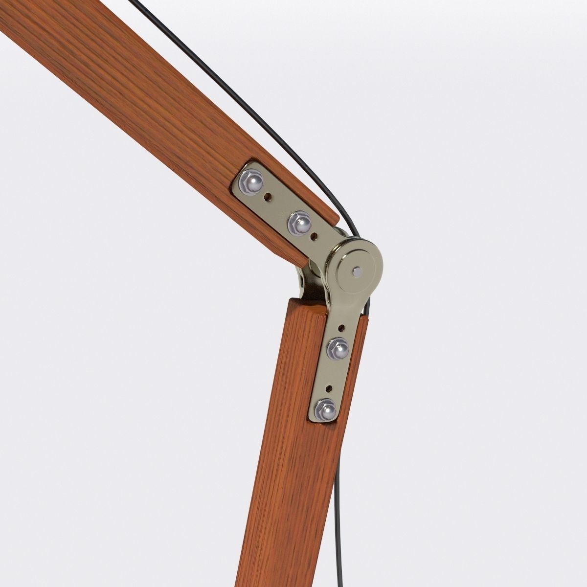 Butlers style stand lamp 3D model_5