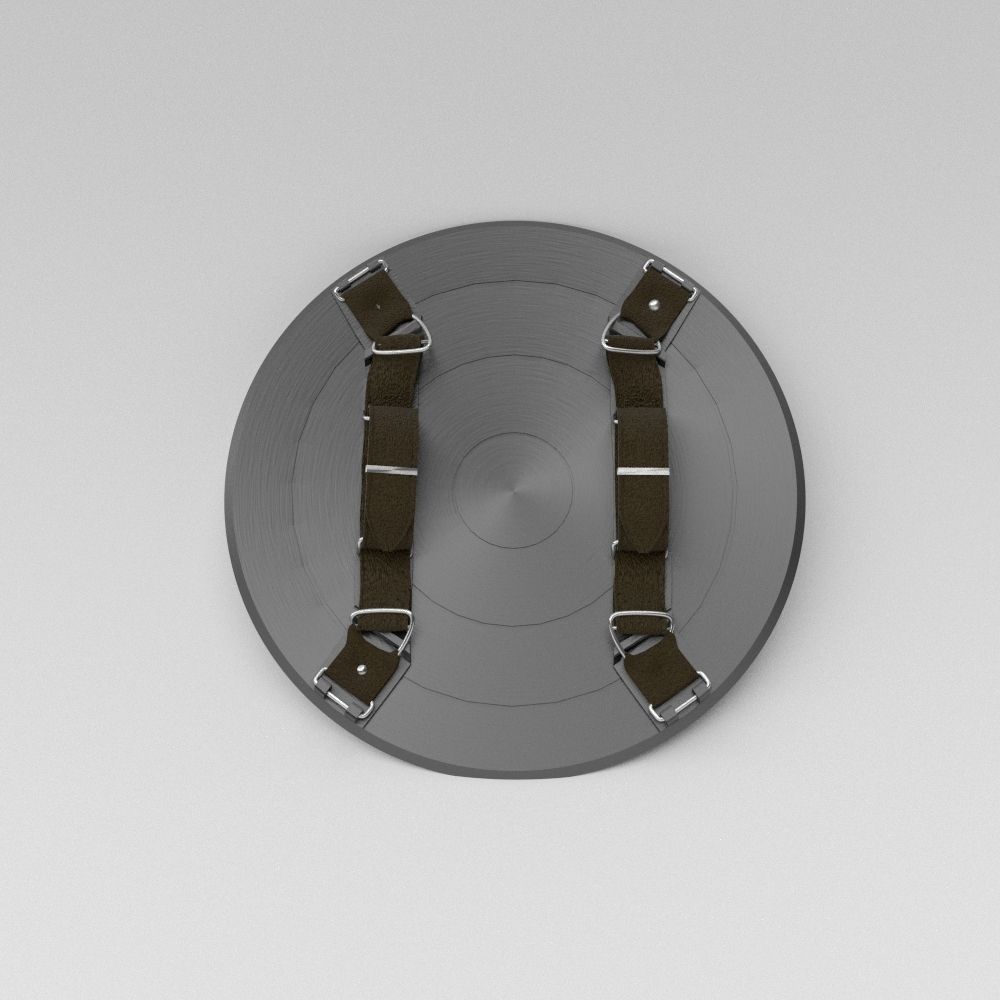 Captain America Shield 3D model_1